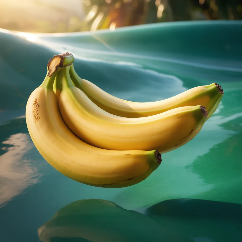 Fresh bananas for international export